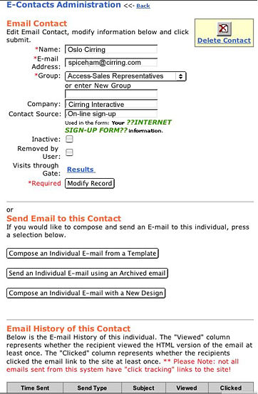 Xtranet User Track